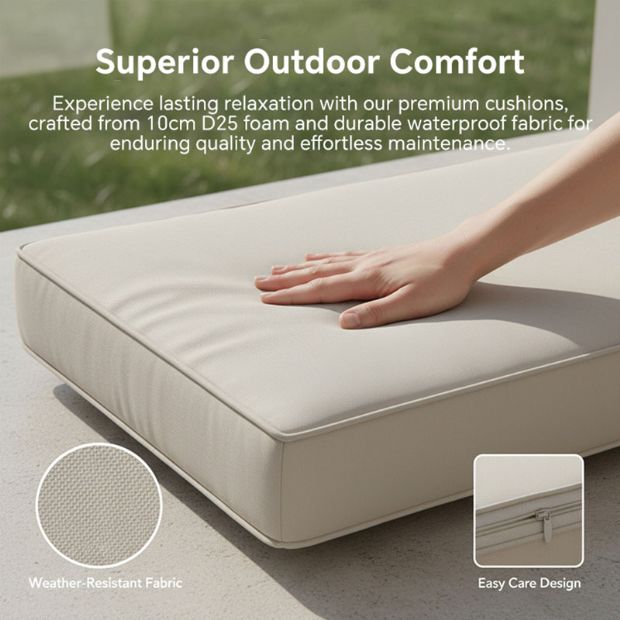 Großhandel Allwetter-Sofa-Set aus geflochtenem Seil mit Aluminium-Garten-Couchtisch - 11C12D