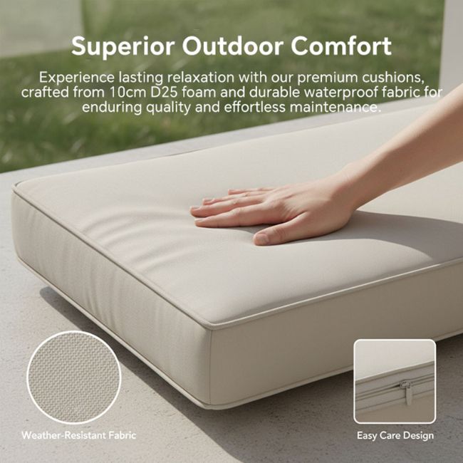 Großhandel Allwetter-Sofa-Set aus geflochtenem Seil mit Aluminium-Garten-Couchtisch - 11C12D