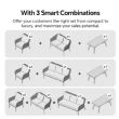 Großhandel Allwetter-Sofa-Set aus geflochtenem Seil mit Aluminium-Garten-Couchtisch - 11C12D
