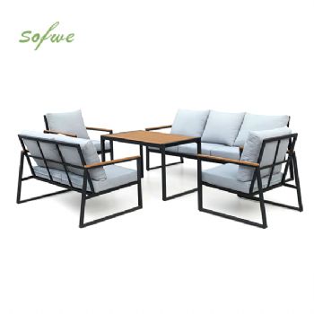 Großhandel Modernes Outdoor-Garten-Sofa-Set in kompaktem...