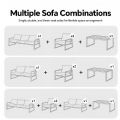 Großhandel Modernes Outdoor-Garten-Sofa-Set in kompaktem Design, 5-teiliges Sitzmöbel-Set mit Stahlrahmen - 11C12E