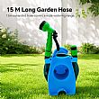 Großhandel Mini-Gartenschlauchaufroller mit 15-m-Schlauch und Sprühpistole - 10Z01E