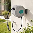 Großhandel: 10-m-Automatischer Aufrollbarer Gartenschlauchaufroller mit um 180° Schwenkbarer Wandhalterung - 10Z01F