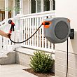 40-m-Automatischer, Einziehbarer Gartenschlauchaufroller im Großhandel mit um 180° Schwenkbarer Wandhalterung für die Außenbewässerung - 10Z01I
