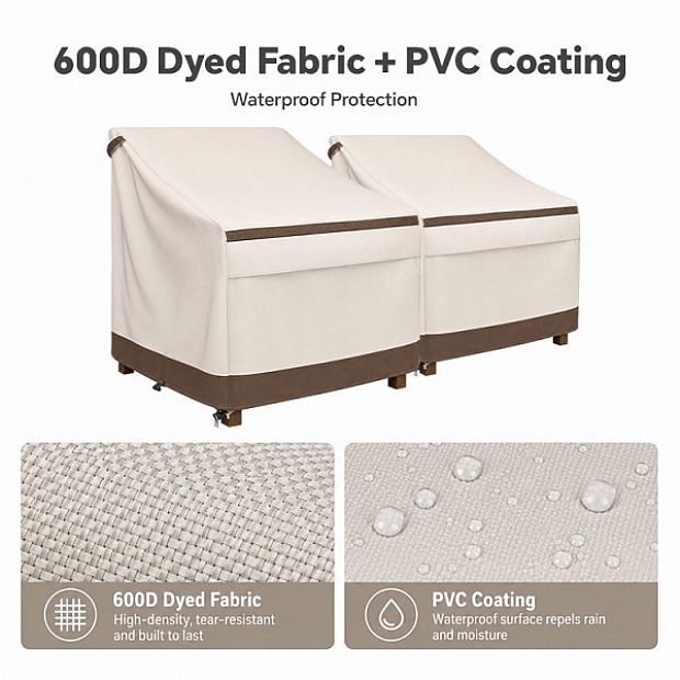 Großhandel zweifarbige Stuhl-Abdeckungen mit PVC-Beschichtung - 91A02A