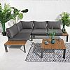 Luxus-Aluminium-Couchmöbel-Set Sofa - 11C01D