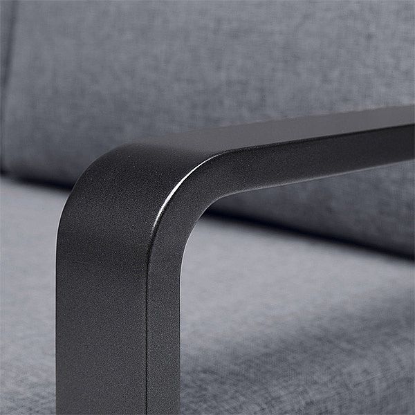 Sofagarnitur aus Aluminiumguss mit Tisch und Hocker - 11C01F