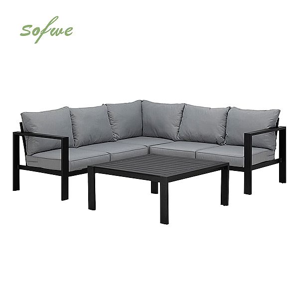 Modulares 5-Sitzer-Sofa aus Aluminium für den Außenbereich - 11C01I