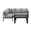 Modulares 5-Sitzer-Sofa aus Aluminium für den Außenbereich - 11C01I