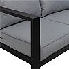 Modulares 5-Sitzer-Sofa aus Aluminium für den Außenbereich - 11C01I
