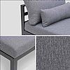 Luxuriöses Aluminium-Möbelset mit Kissen - 11C01Q