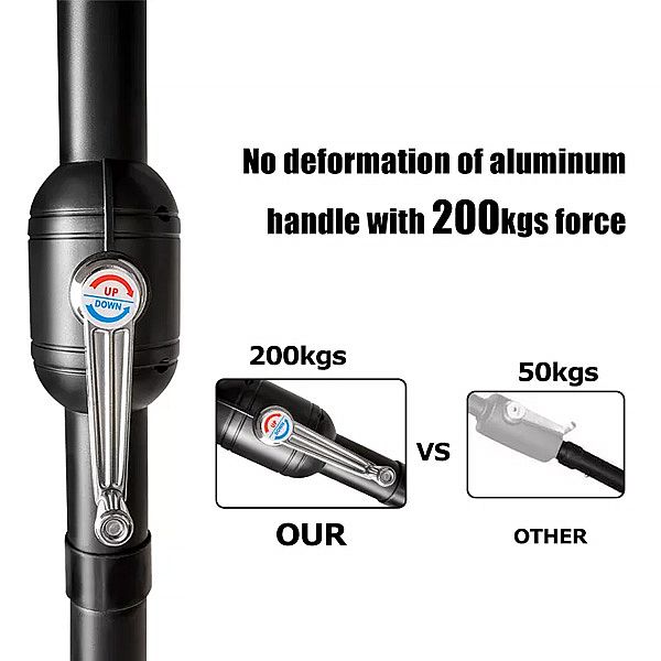 15Ft Doppelseitige Patio-Marktschirme Großhandel - 12U01O