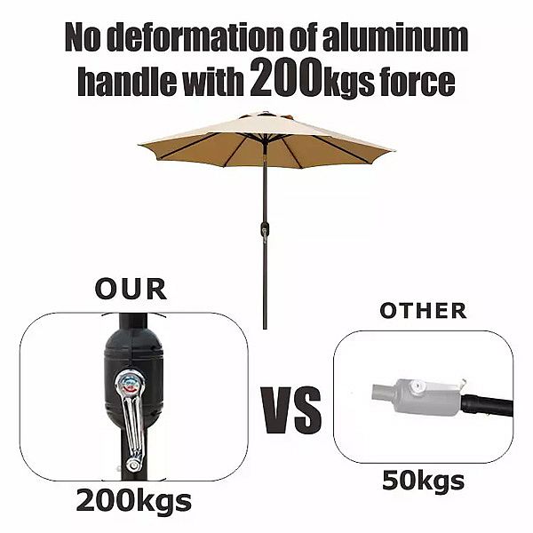 Outdoor-Sonnenschirm Patio-Regenschirme Großhandel - 12U01B