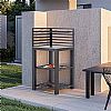 Flexibler modularer Aluminiumrahmen-Tisch für Terrasse, Garten und Küche - 11D13E