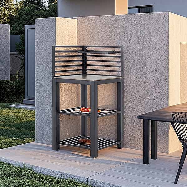 Flexibler modularer Aluminiumrahmen-Tisch für Terrasse, Garten und Küche - 11D13E