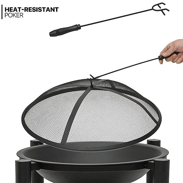 Runde Feuerstelle im Großhandel mit Gestell - 10H01J