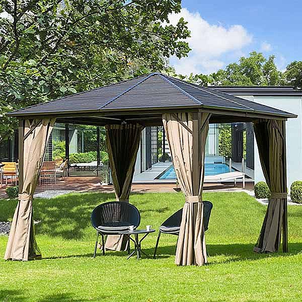 Luxuriöser Hardtop-Pavillon aus Aluminium - 10G01A