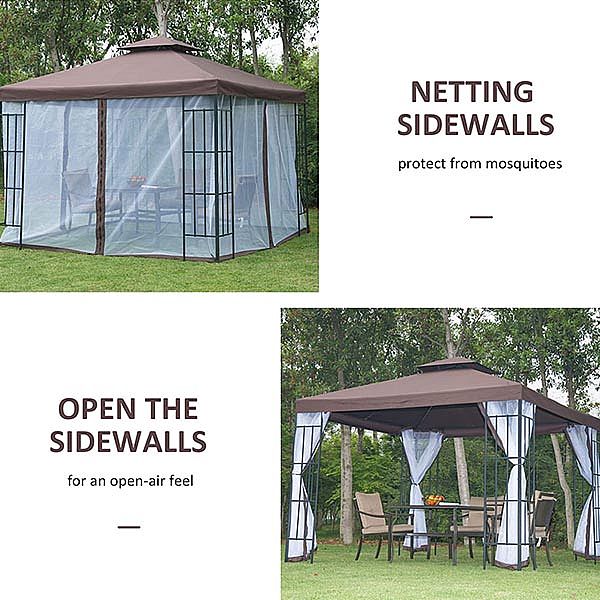 Shelter mit Mesh-Zelt - 10G01O