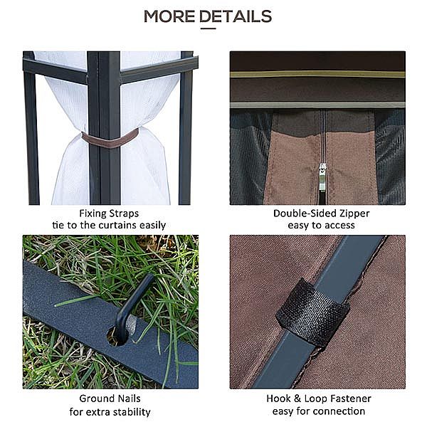 Shelter mit Mesh-Zelt - 10G01O