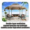 Sechseckiges Luxus-Pavillonzelt im Freien - 10G01W