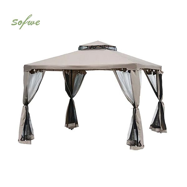 2-stöckiges Partyzelt mit Metalldach - 10G02C