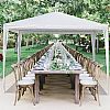 Abnehmbares Party-Gartenzelt aus PE - 10G02I