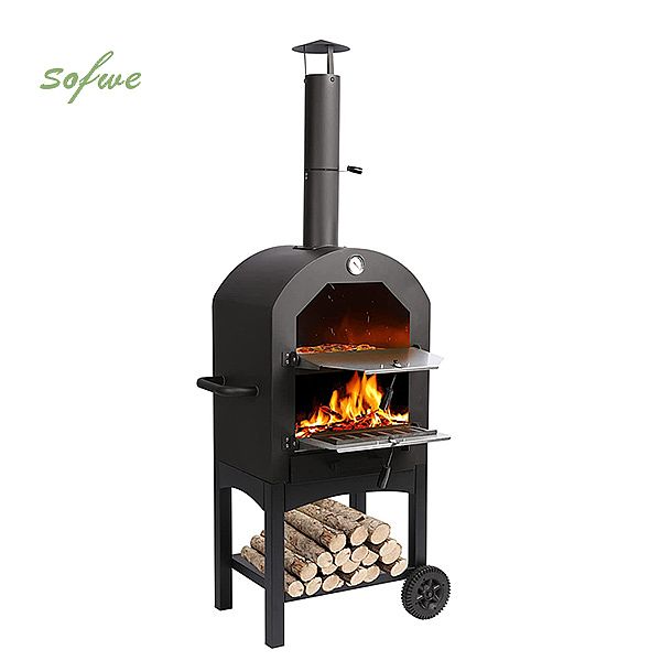 Großer holzbefeuerter Outdoor-Pizzaofen - 11H01B