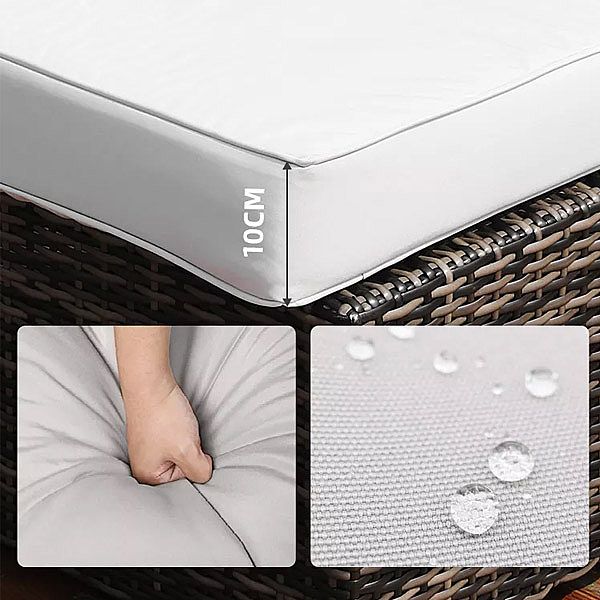 6 Stück Patio Rattan Konversationsmöbel Sets Großhandel - 10C01A