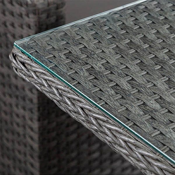 Weiden-Rattan-Möbel-Gartensofa-Set - 10C01B