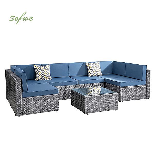 Patio Leisure Rattan-Sofa-Set - 10C01I