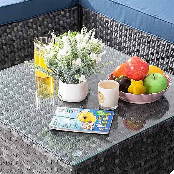 Patio Leisure Rattan-Sofa-Set - 10C01I