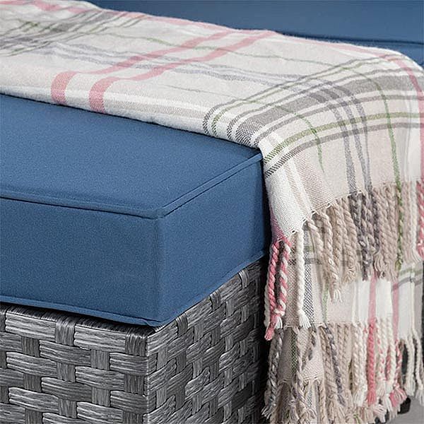 Gartenmöbel-Set aus Korbgeflecht und Rattan - 10C01J