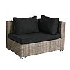 3-teiliges Lounge-Sofa-Set aus Korbgeflecht und Rattan - 10C01K