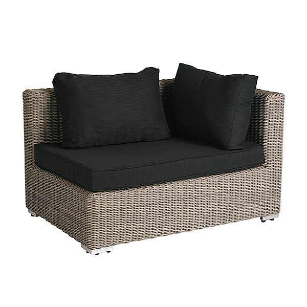3-teiliges Lounge-Sofa-Set aus Korbgeflecht und Rattan - 10C01K