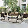 Luxuriöses 4-teiliges Sofa-Set mit Rattan-Möbeln - 10C01Q