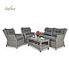 4 Stück Rattan Terrassenmöbel Garten Sofa Sets - 10C01W