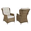 Patio Conversation Garden 3-tlg. Rattan-Möbel-Set - 10C01X