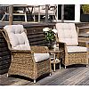 Patio Conversation Garden 3-tlg. Rattan-Möbel-Set - 10C01X
