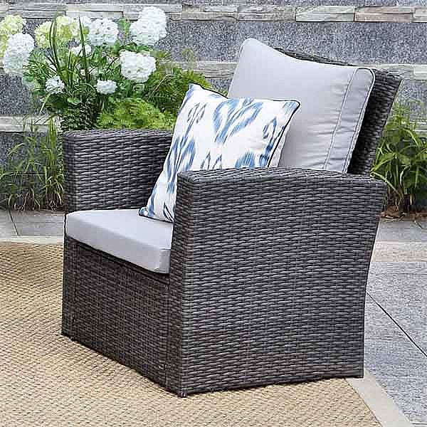 Patio-Garten-Sofa-Set aus Rattangeflecht - 10C01Z