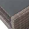 Wasserdichtes Outdoor-Möbel-Terrassenset aus Korbgeflecht und Rattan - 10C02A