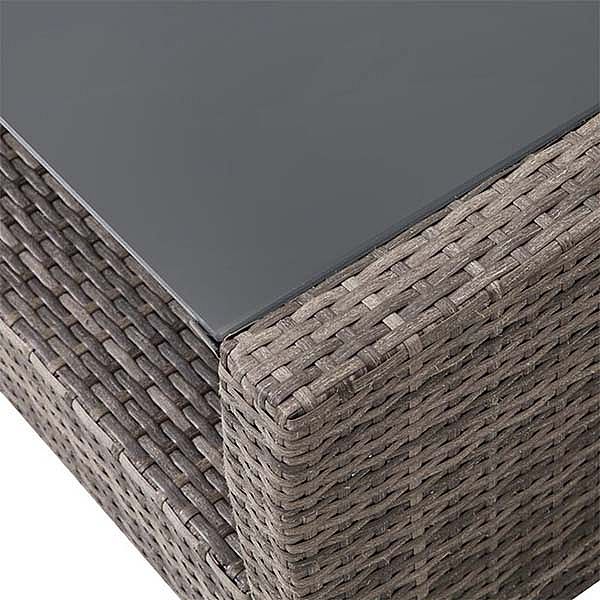 Wasserdichtes Outdoor-Möbel-Terrassenset aus Korbgeflecht und Rattan - 10C02A