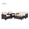 Outdoor-Gewebe-Rattan-Terrassen-Gesprächsmöbel-Sets - 10C02K
