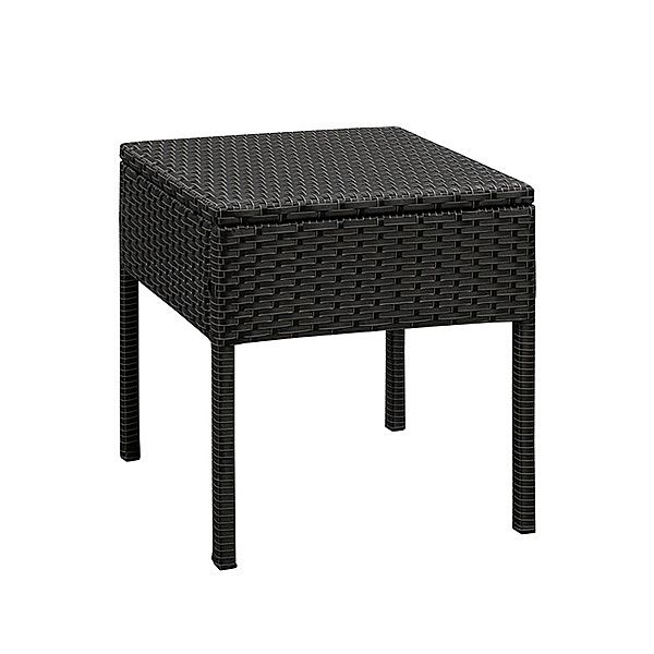 3-teiliges Outdoor-Set aus Korbmöbeln mit Tisch und Stühlen - 10C02P