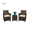 3 Stück Rattan Gartenmöbel Set Wicker Bar Tisch - 10C02S