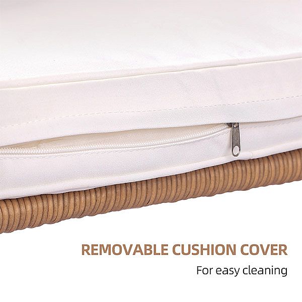 Luxuriöses 3-teiliges Balkon-Garten-Geflechtmöbel-Set - 10C03J