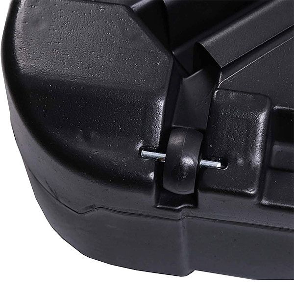 33 Zoll versetzter Sonnenschirmständer mit Rädern - 12U02Q