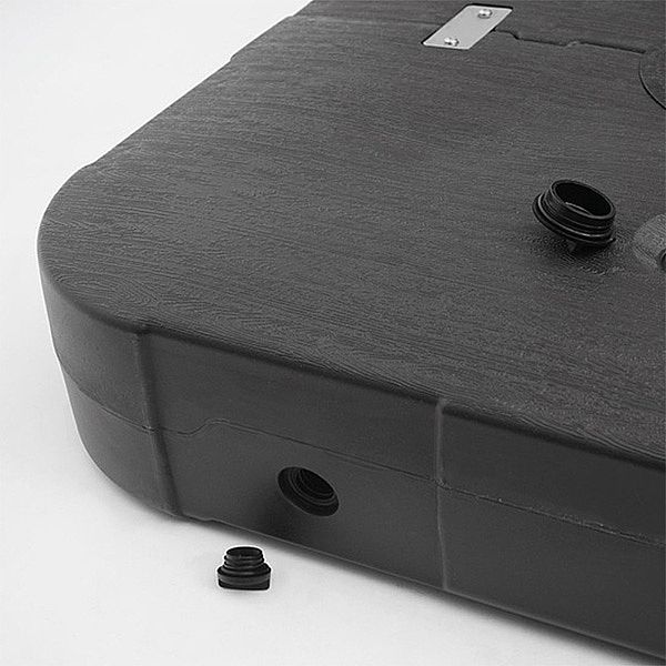 Mobiler Schirmständer mit Rollen - 12U02U