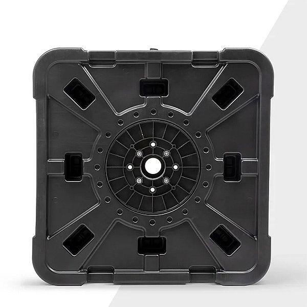 Schirmständer für den Außenbereich mit quadratischem Sockel - 12U02V