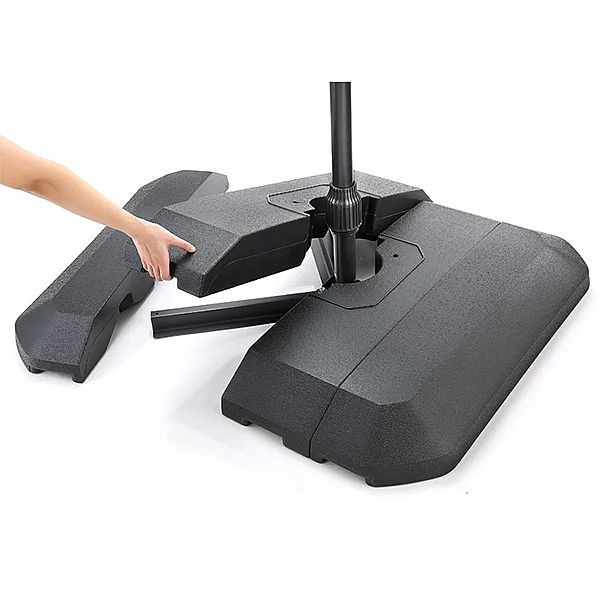 Offset-Hängeschirm mit mittlerer Basis - 12U02W