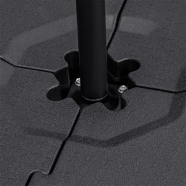 4 Stück Terrassen-Achteck-Schirmständer - 12U03G